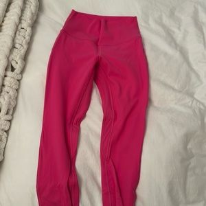 Hot pink, size 4 lululemon yoga pants